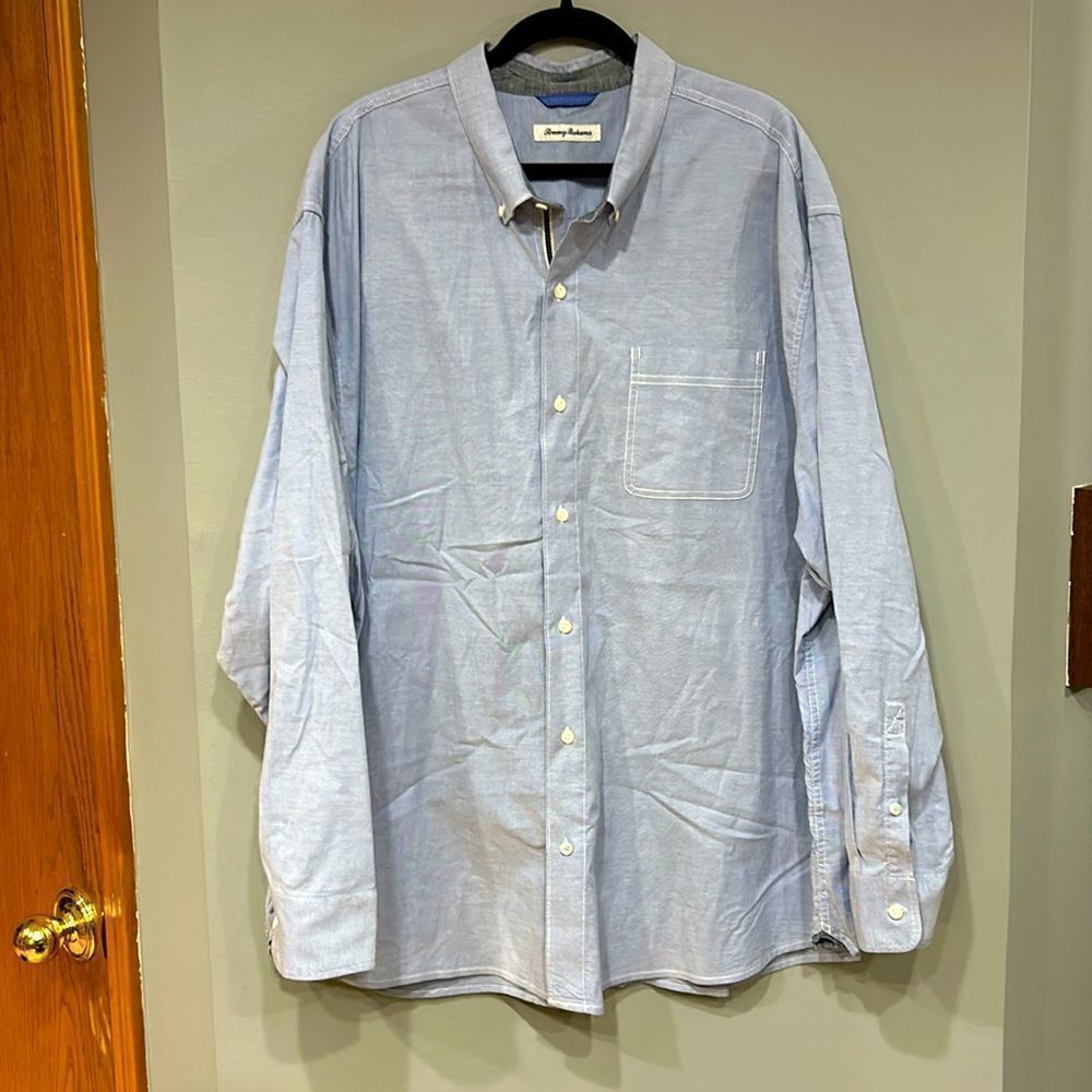Tommy Bahama Big & Tall button up Oxford shirt size 2XLB BIN F‎